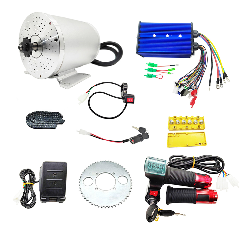 Mid Drive Motor Kit 72V 3000W - Kit Motor DC Tanpa Sikat Listrik