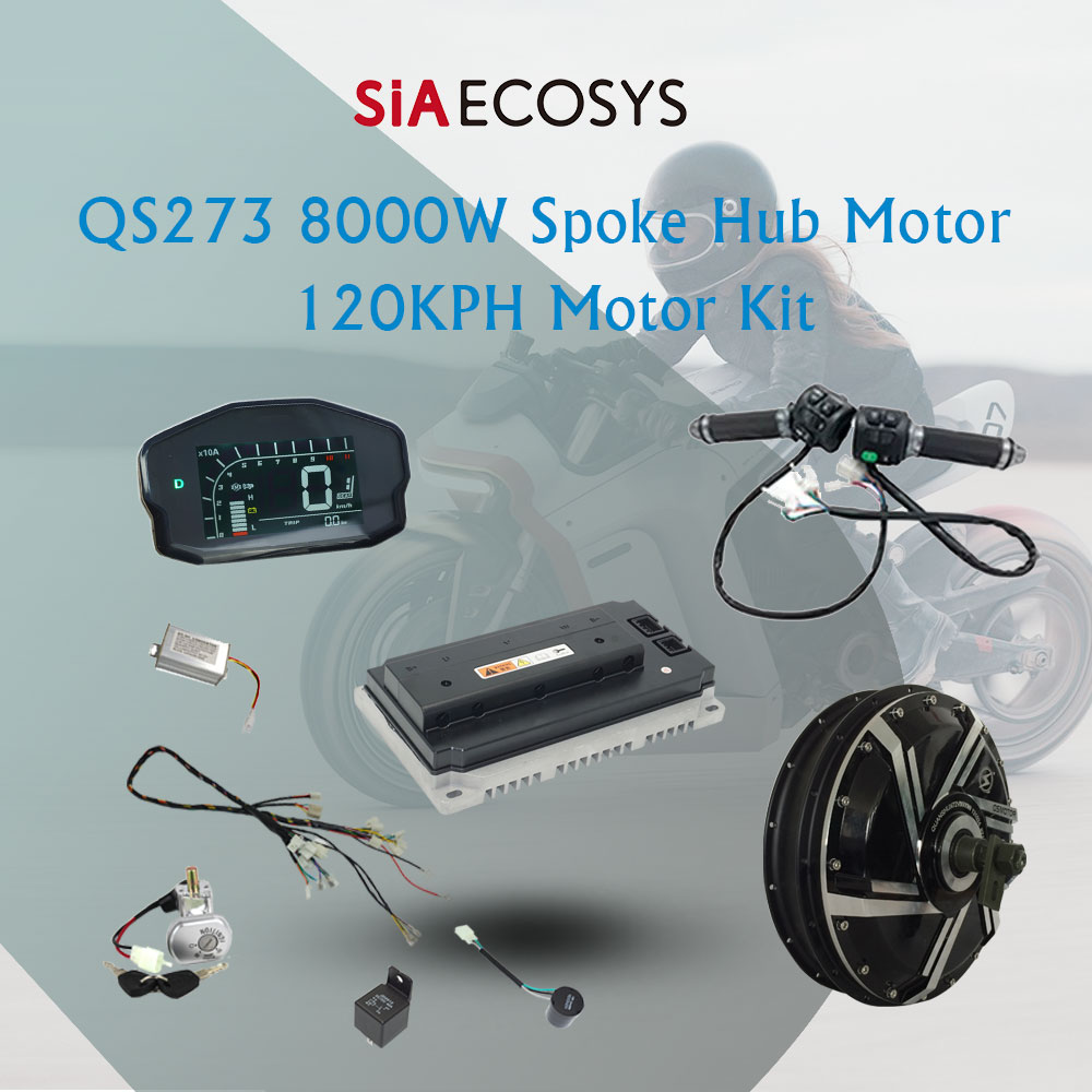 Qs273 Hub Motor 8000W 72V - Motor Hub Spoke QS273 8000W V3