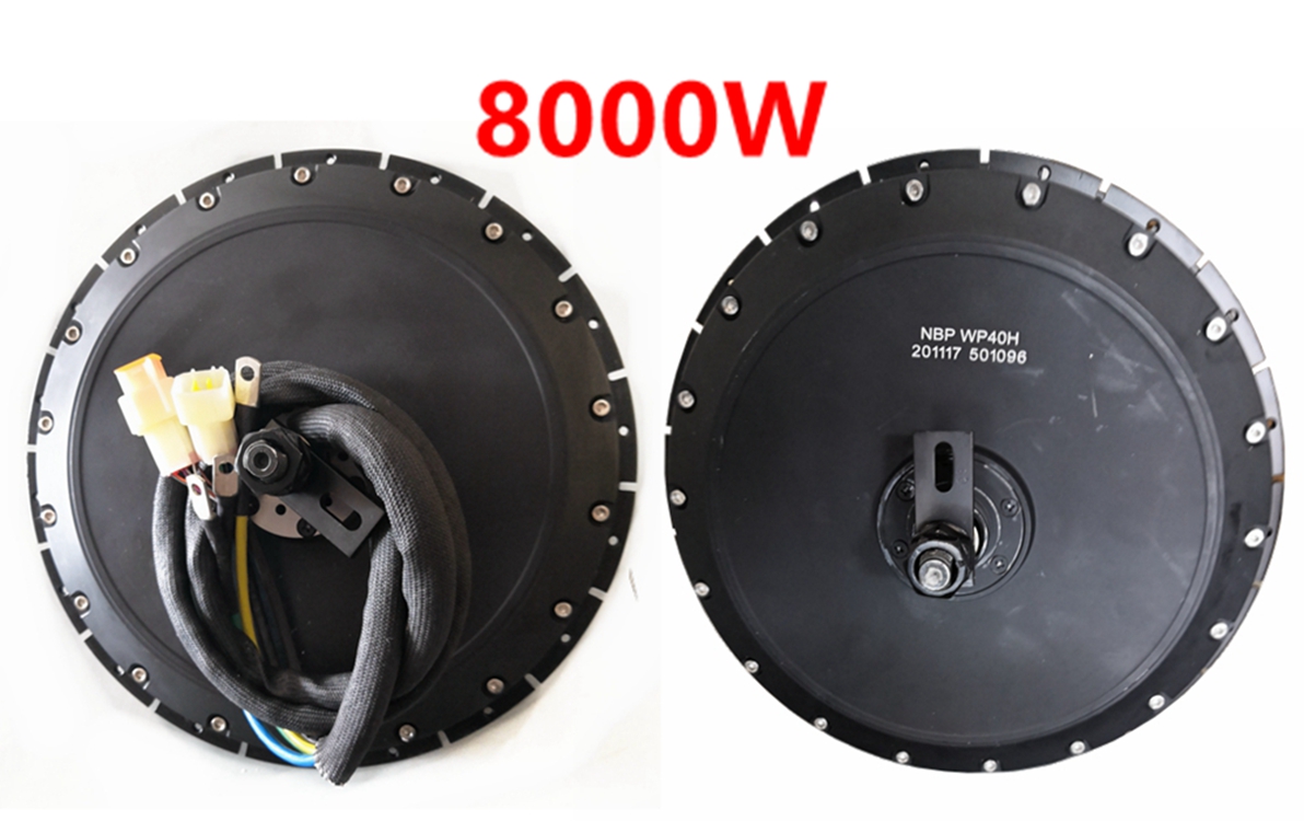 Qs273 Hub Motor 8000W 72V - Stok AS QS273 40H Puncak 8000W