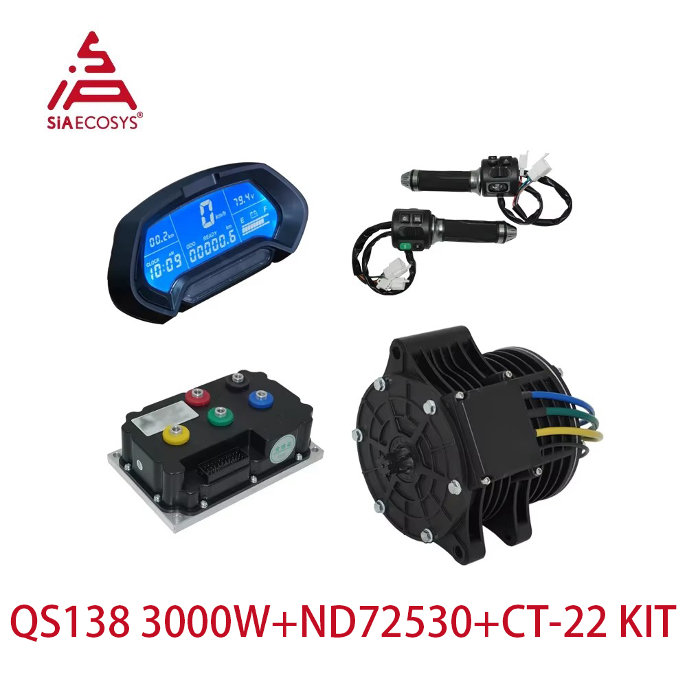 Mid Drive Motor Kit 72V 3000W - QS138 70H 3000W Kit Motor Penggerak