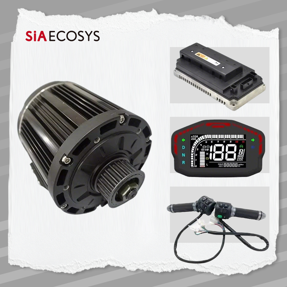 Mid Drive Motor Kit 72V 3000W - QS138 3000W V1 Desain Sabuk Kit