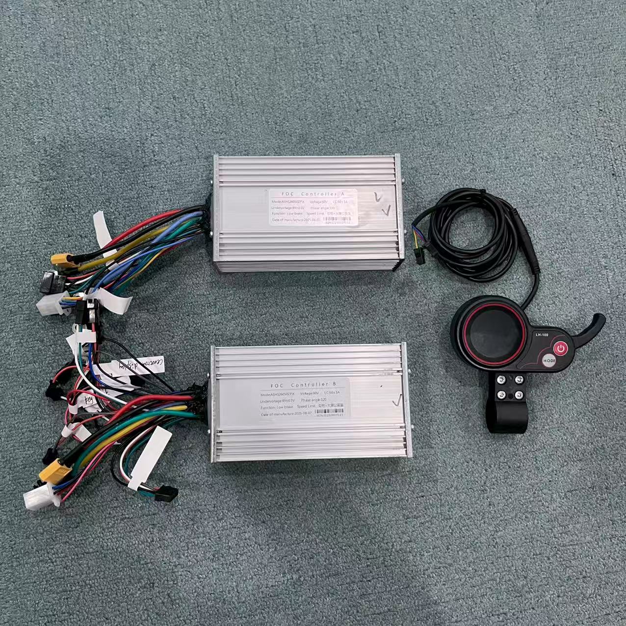 60V 5600W Dual Motor Electric Scooter - Pengontrol Kecepatan FOC Skuter Listrik JB