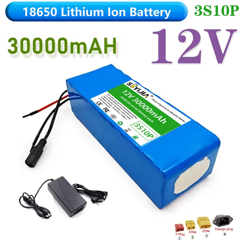 60V 30Ah Electric Scooter Battery - 12V 30Ah 3S10P untuk Peralatan Listrik