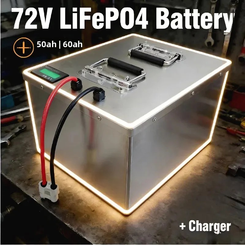 72V 60Ah Lifepo4 Battery Pack - Paket baterai isi ulang lithium lifepo4