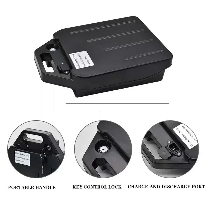 Baterai Lithium Kendaraan List - 60V 30Ah Electric Scooter Battery ulasan dan harga