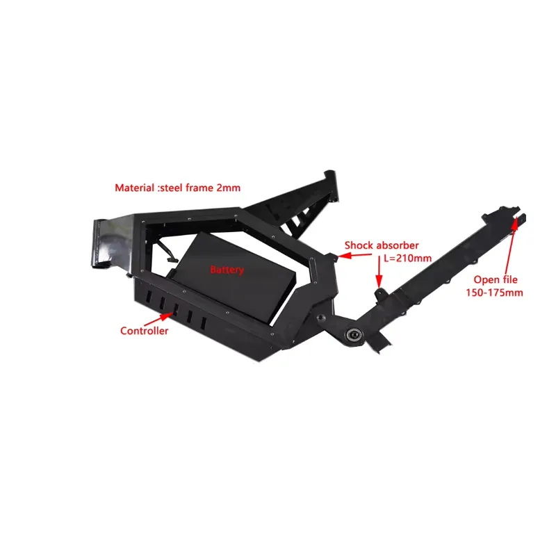 untuk Rangka Sepeda Listrik St - 8000W Stealth Bomber Ebike ulasan dan harga