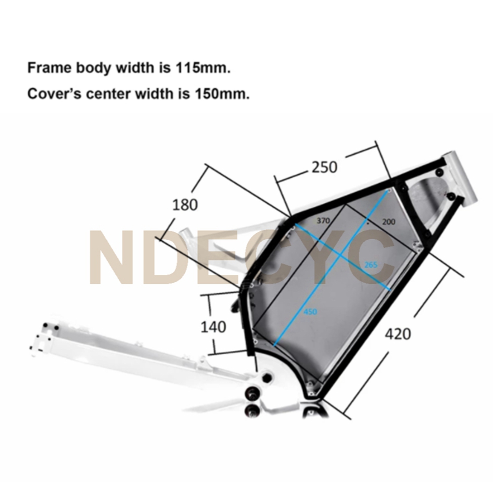 Stok US NBpower Enduro rangka  - 8000W Stealth Bomber Ebike ulasan dan harga