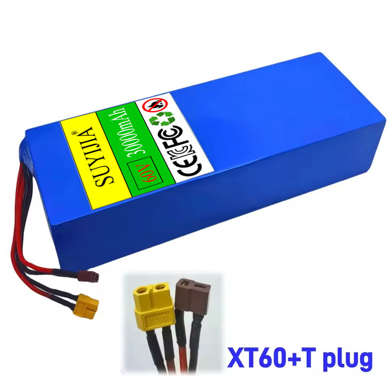 Baterai 16S5P 60V 30000mAh 186 - 60V 30Ah Electric Scooter Battery ulasan dan harga