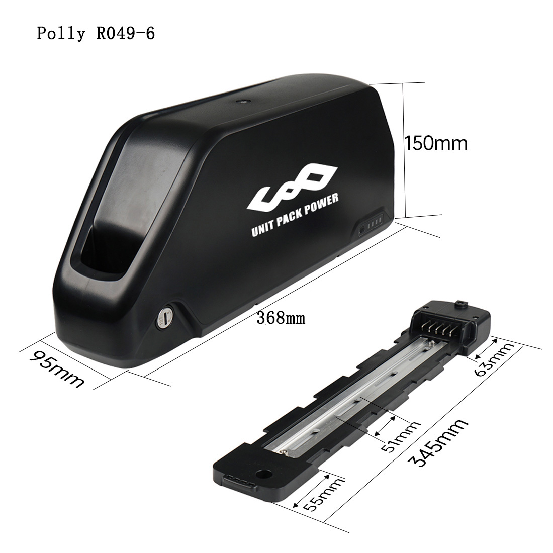 Baterai EBike Downtube 52V 25A - 60V 30Ah Electric Scooter Battery ulasan dan harga