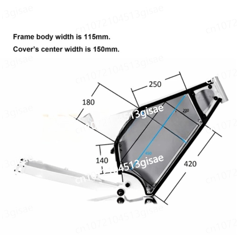 Sepeda Listrik Baterai Interna - 8000W Stealth Bomber Ebike ulasan dan harga