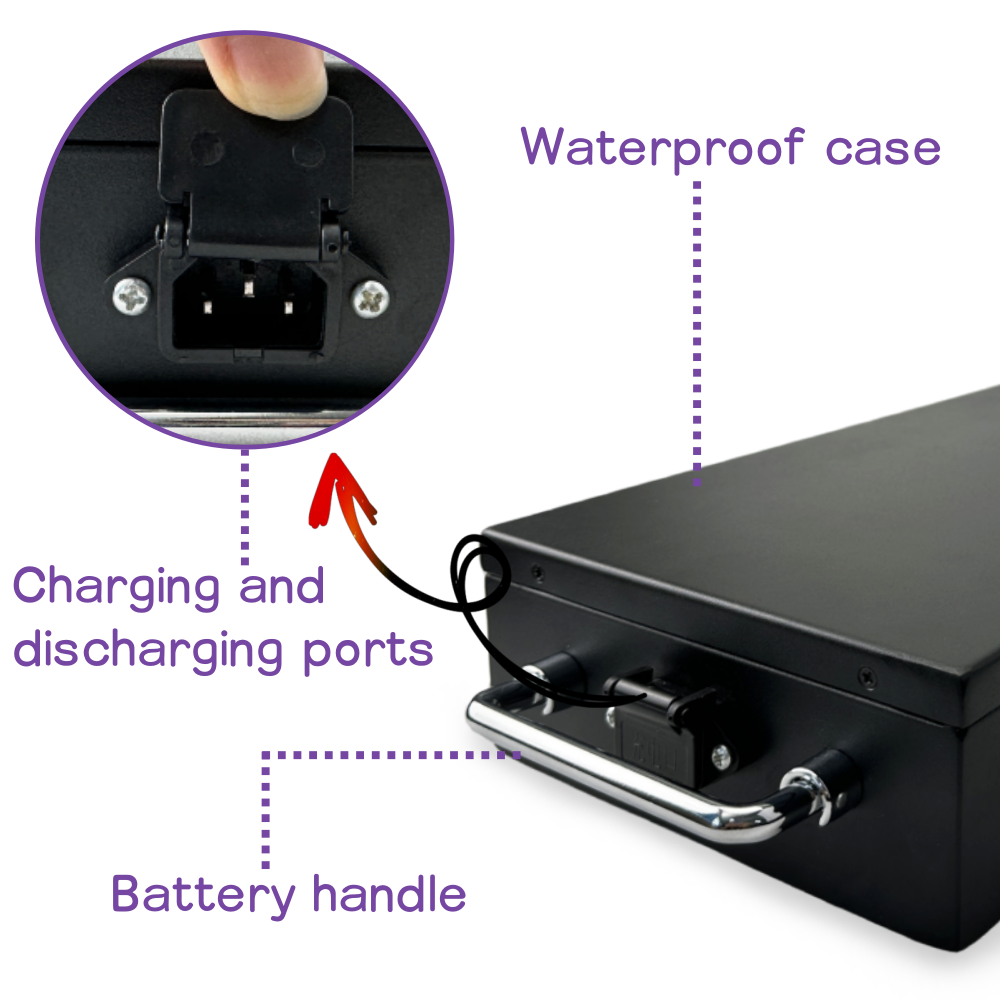 Paket Baterai Lithium Tahan Ai - 60V 30Ah Electric Scooter Battery ulasan dan harga