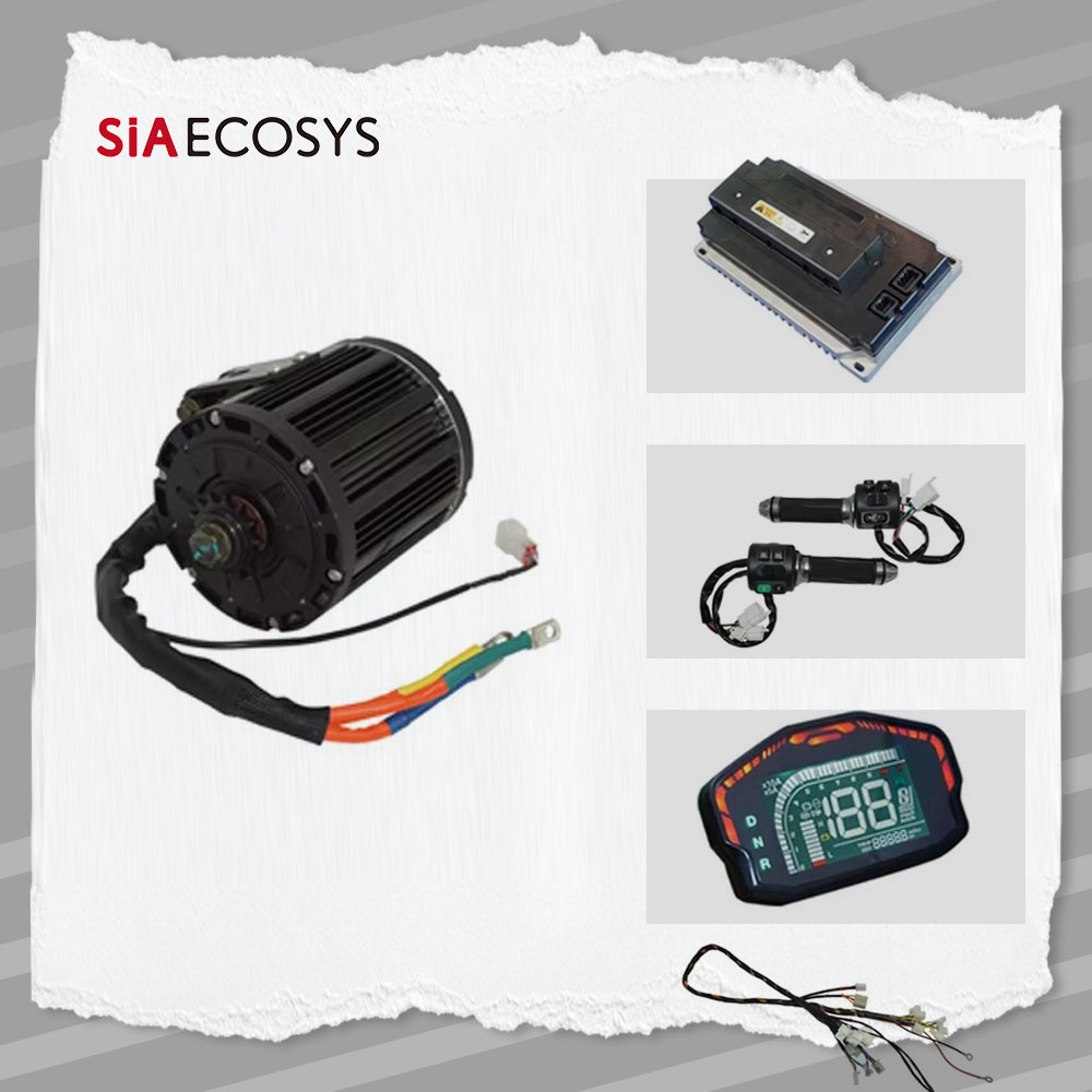 QS138 90H Kit Motor Penggerak  - Electric Motorcycle Conversion Kit 72V ulasan dan harga