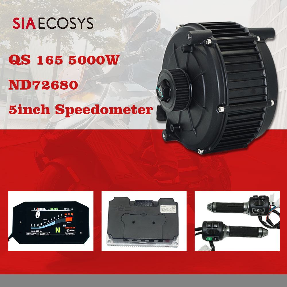 SiAECOSYS QS165 5000W 72V 35H  - Electric Motorcycle Conversion Kit 72V ulasan dan harga
