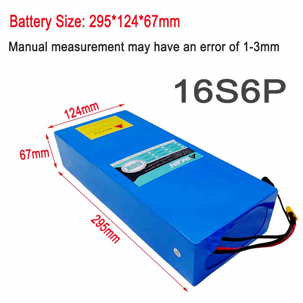 Paket Baterai Lithium Ion 16S6 - 60V 30Ah Electric Scooter Battery ulasan dan harga