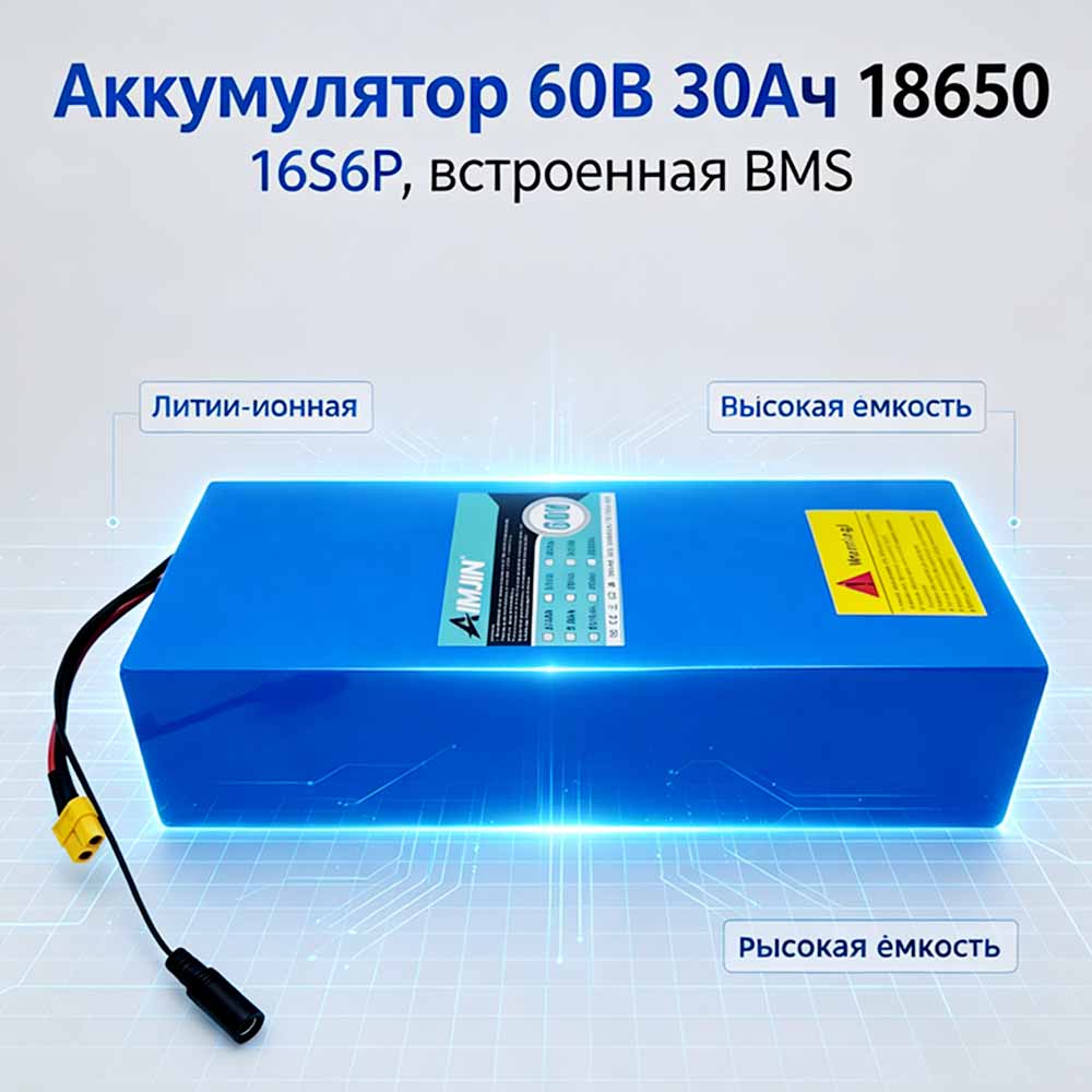 Paket Baterai Lithium Ion 16S6 - 60V 30Ah Electric Scooter Battery ulasan dan harga